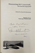 Discovering H.P. Lovecraft edited by Darrell Schweitzer Signed
