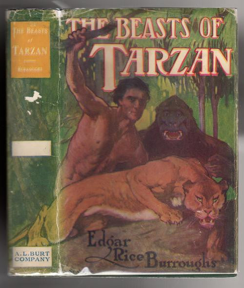 The Beasts of Tarzan by Edgar Rice Burroughs Burt First Reprint 1917