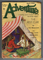Adventure Apr 1934 Pulp Rogers Cvr; Allan V. Elston; Gordon Young
