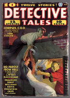 Detective Tales Aug 1937 Asian Menace Cvr, John Kobler - Pulp