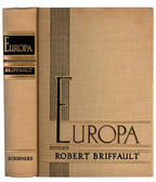 Europa: The Days of Ignorance by Robert Briffault (First Edition)