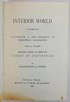Interior World: A Romance by Washington L. Tower (First Edition)