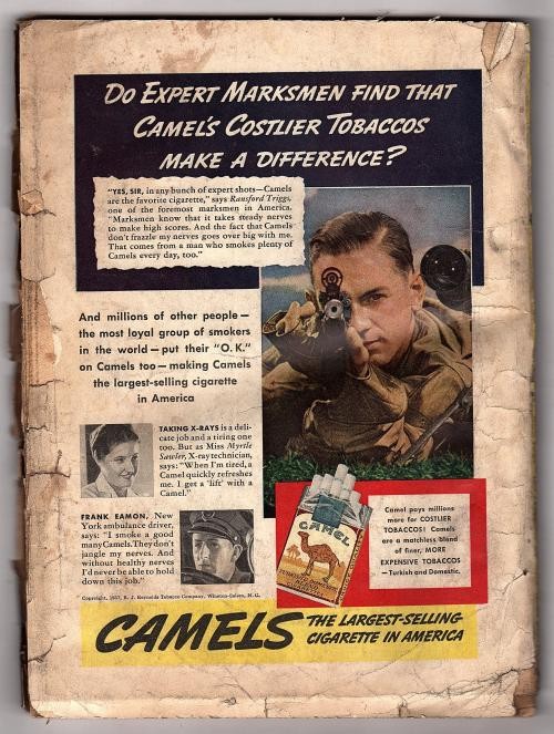 Dime Detective Feb 1938 Baumhofer cover, Fred MacIsaac - Pulp