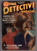 Dime Detective Feb 1936 pulp Carroll John Daly- Race Williams - Pulp