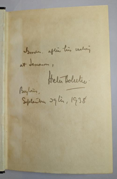 The House In Half Moon Street by Hector Bolitho (First Edition) Signed