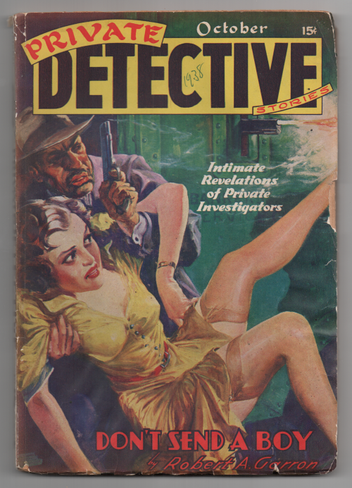 Private Detective October 1938 H. V. L. Parkhurst Brunette GGA Cvr