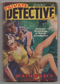 Private Detective October 1938 H. V. L. Parkhurst Brunette GGA Cvr