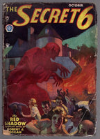 The Secret 6 Oct 1934 Robert J. Hogan, John Allen Cvr; FIRST  - Pulp