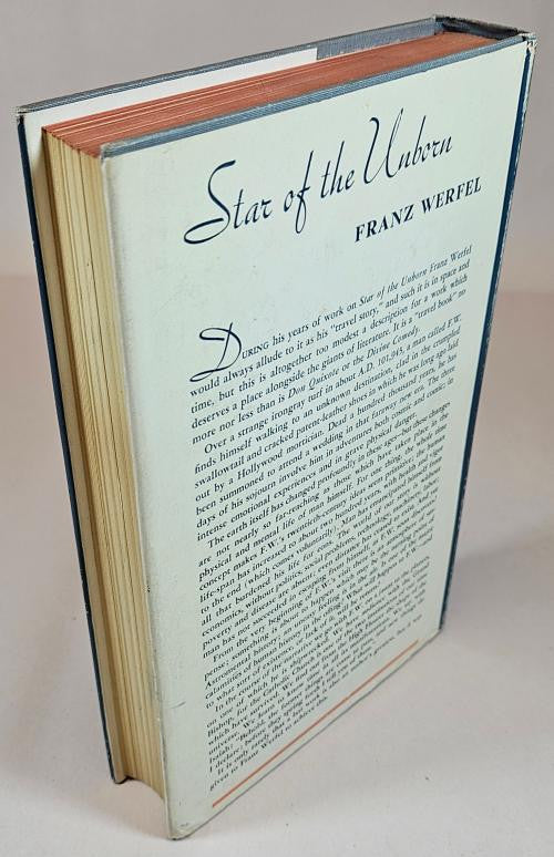 Star of the Unborn by Franz Werfel (First Edition) Rare