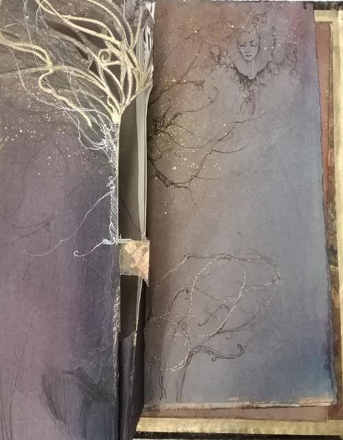 Cabinet de Curiosites by Anne Bachelier (Handmade Original Art) Limited Signe...