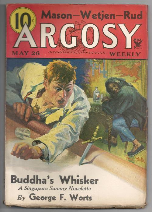Argosy May 26 1934 Singapore Sammy Cover; George F. Worts; F. V. W. Mason