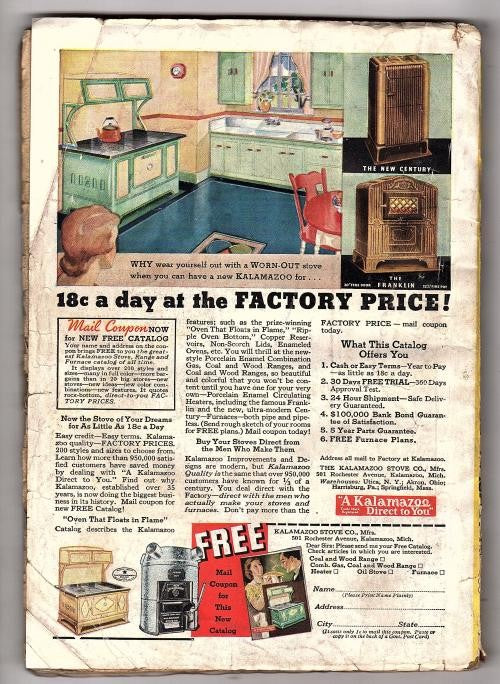 Dime Detective Oct 1935 pulp, Frederick Nebel,  Frederick Davis - Pulp