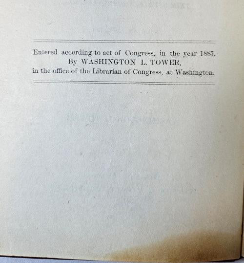 Interior World: A Romance by Washington L. Tower (First Edition)