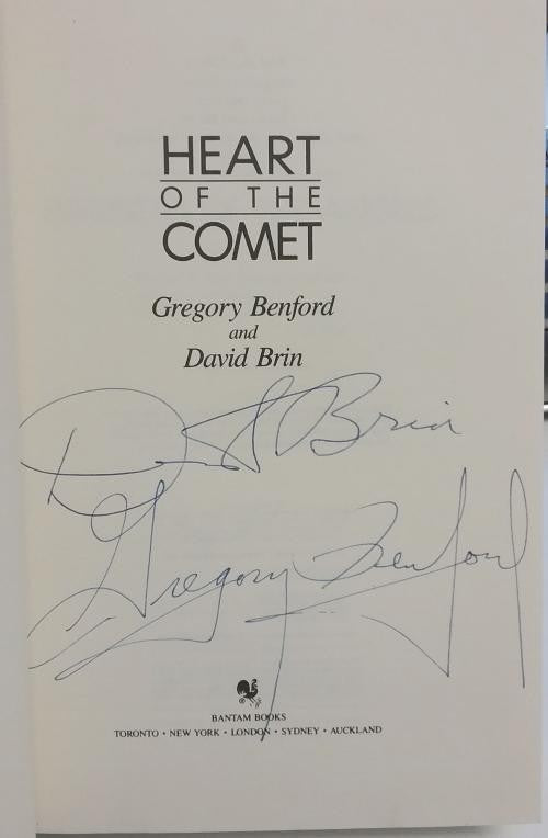 Heart of the Comet by Gregory Benford & David Brin (1st Edition) Signed Copy ...