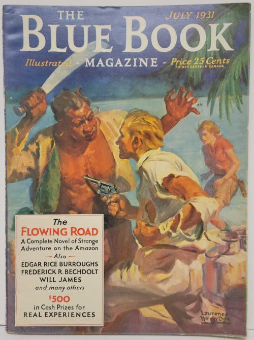 Blue Book Jul 1931 Burroughs The Land of Hidden Men pt3 - High Grade