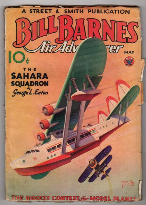 Bill Barnes Air Adventurer May 1934 Frank Tinsley Aviation hero Cover