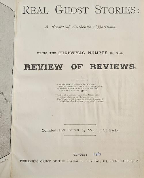 Real Ghost Stories by W.T. Stead