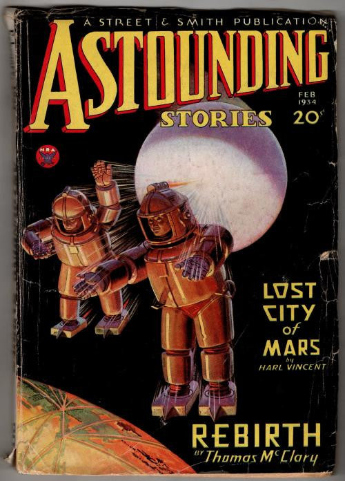 Astounding Stories February 1934 Howard V. Brown Cvr; Arthur Leo Zagat; Gallun