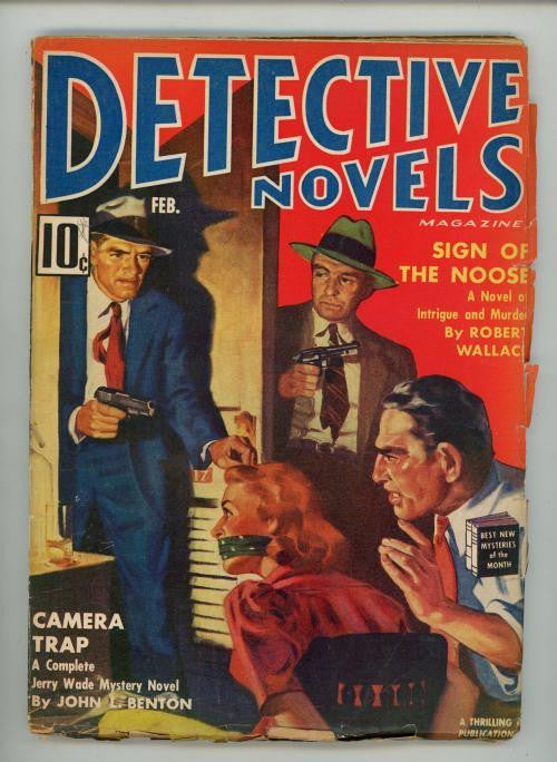 5 Detective Novels Feb 1942 Candid Camera Kid story