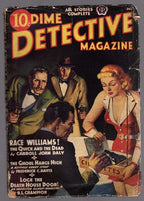 Dime Detective Dec 1938 pulp, Carroll John Daly, Race Williams - Pulp