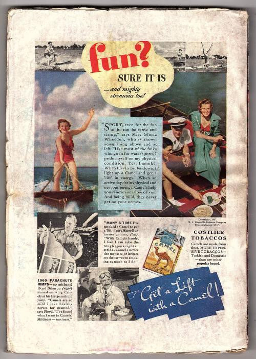 Detective Tales Aug 1937 Asian Menace Cvr, John Kobler - Pulp