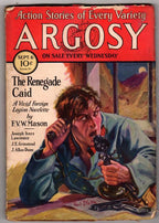 Argosy September 6 1930 Paul Stahr Cvr; Otis Adelbert Kline; F. V. W. Mason