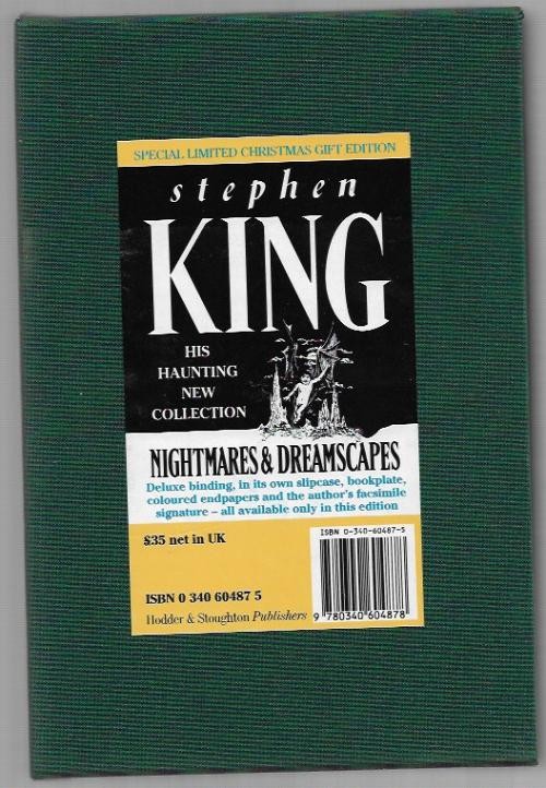 Nightmares & Dreamscapes by Stephen King ( 1st Limited Ed)