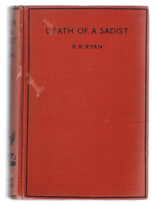 Death of a Sadist by R.R. Ryan (First Edition) Rare