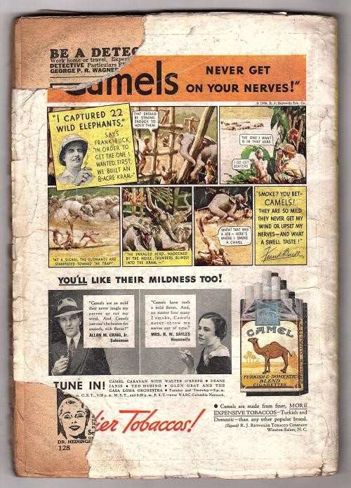 Dime Detective Apr 1936 Cornell Woolrich, Carroll John Daly - Pulp