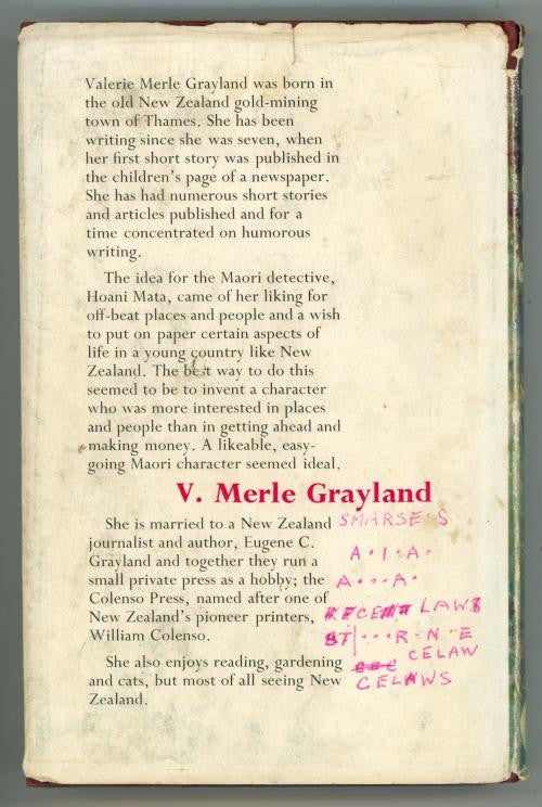 The Dead Men of Eden by V. Merle Grayland (First Edition)