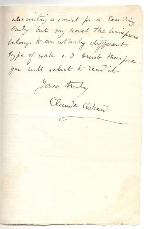The Lily and the Devil by Alice and Claude Askew (First Edition) Signed