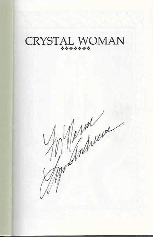 Crystal Woman by Lynn V. Andrews (First Edition) Signed