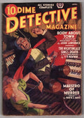 Dime Detective Apr 1938 Baumhofer Bondage Cvr, Frederick Davis - Pulp