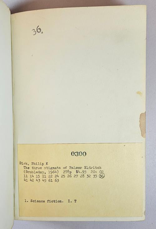 The Three Stigmata of Palmer Eldritch by Philip Dick (First Edition)
