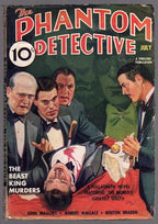 Phantom Detective Jul 1937 Scarce, Robert Wallace, John Mallory - Pulp