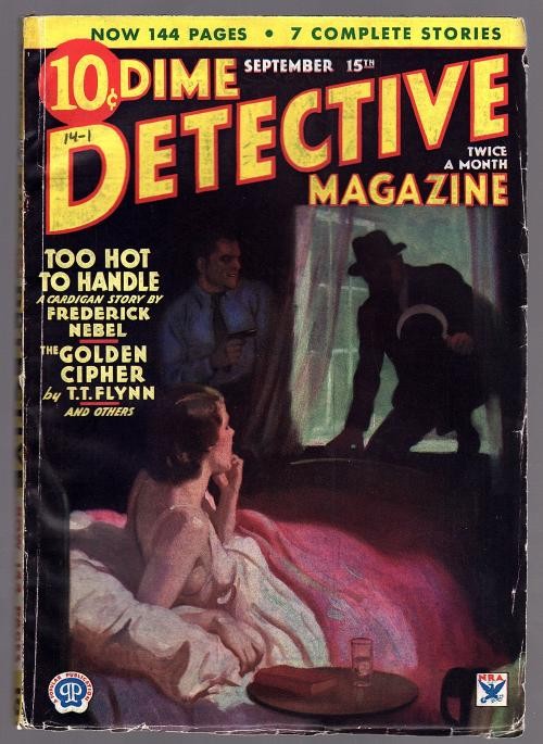 Dime Detective Sep 15, 1934 Dwight Babcock, Frederick Nebel - Pulp