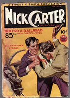 Nick Carter Jan 1934 Bid for a Railroad Nick Carter - Pulp