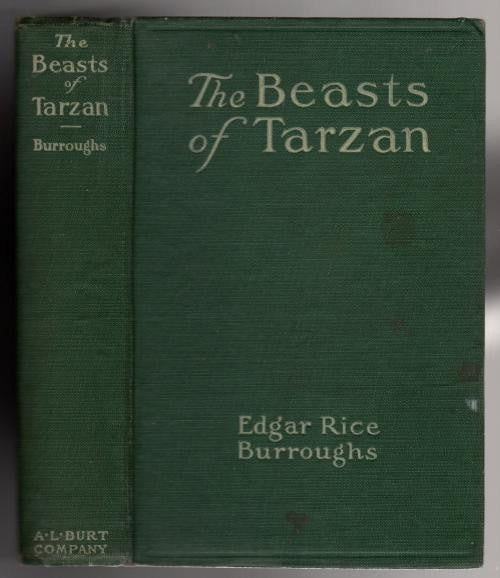 The Beasts of Tarzan by Edgar Rice Burroughs Burt First Reprint 1917