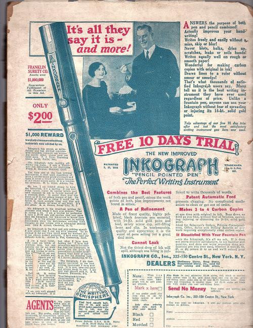 Scientific Detective Jan 1930 Electric Shock Cover, Arthur Reeve - Pulp