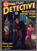 Dime Detective Jul 15, 1933 GGA Bondage cover, T.T. Flynn - Pulp