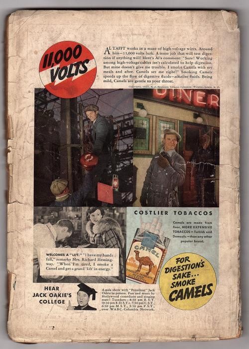Dime Detective Jun 1937 Woolrich, GGA bondage exploitation Cvr - Pulp