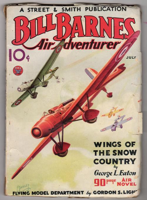 Bill Barnes Air Adventurer Jul 1934 1stissue written by Charles S. Verral