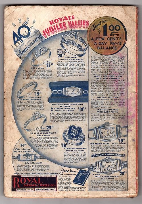 Thrilling Detective Jul 1935 Last App. of Green Ghost, McCulley - Pulp