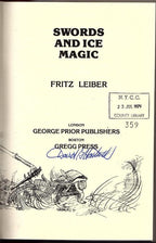 Swords and Ice Magic by Fritz Leiber (Reprint Edition) Signed