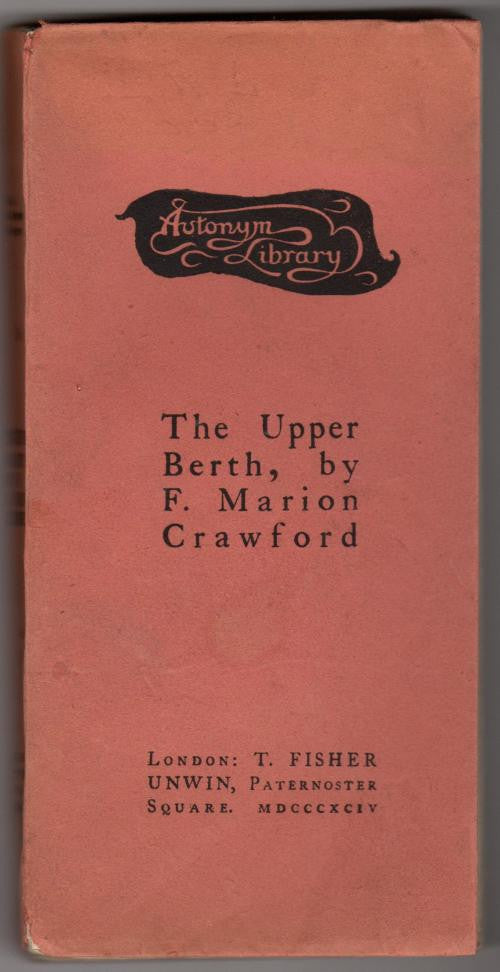 The Upper Berth by F. Marion Crawford (First Edition)