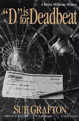"D" is for Deadbeat by Sue Grafton (First Edition) Signed