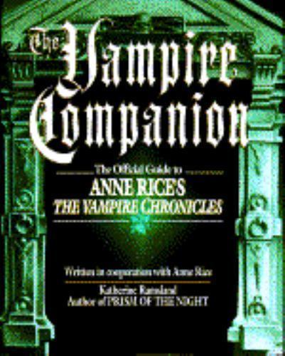 The Vampire Companion by Katherine Ramsland (First Edition)