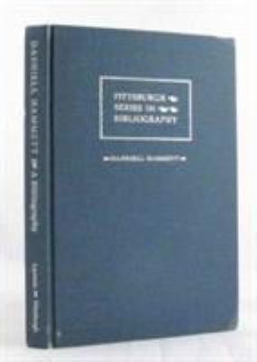 Dashiell Hammett: A Descriptive Bibliography by Richard Layman (First Edition)
