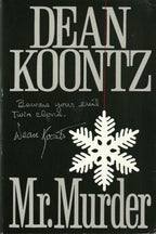 Mr. Murder by Dean Koontz (First Edition) Signed w/Drawing